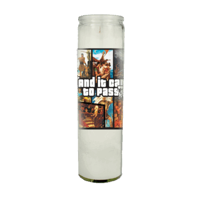 And it Came to Pass 8" Candle